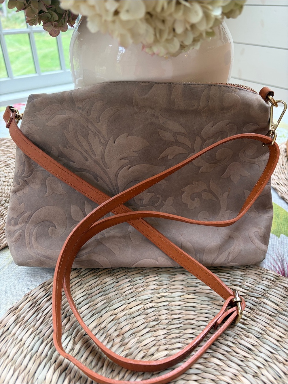 Valentina embossed purse